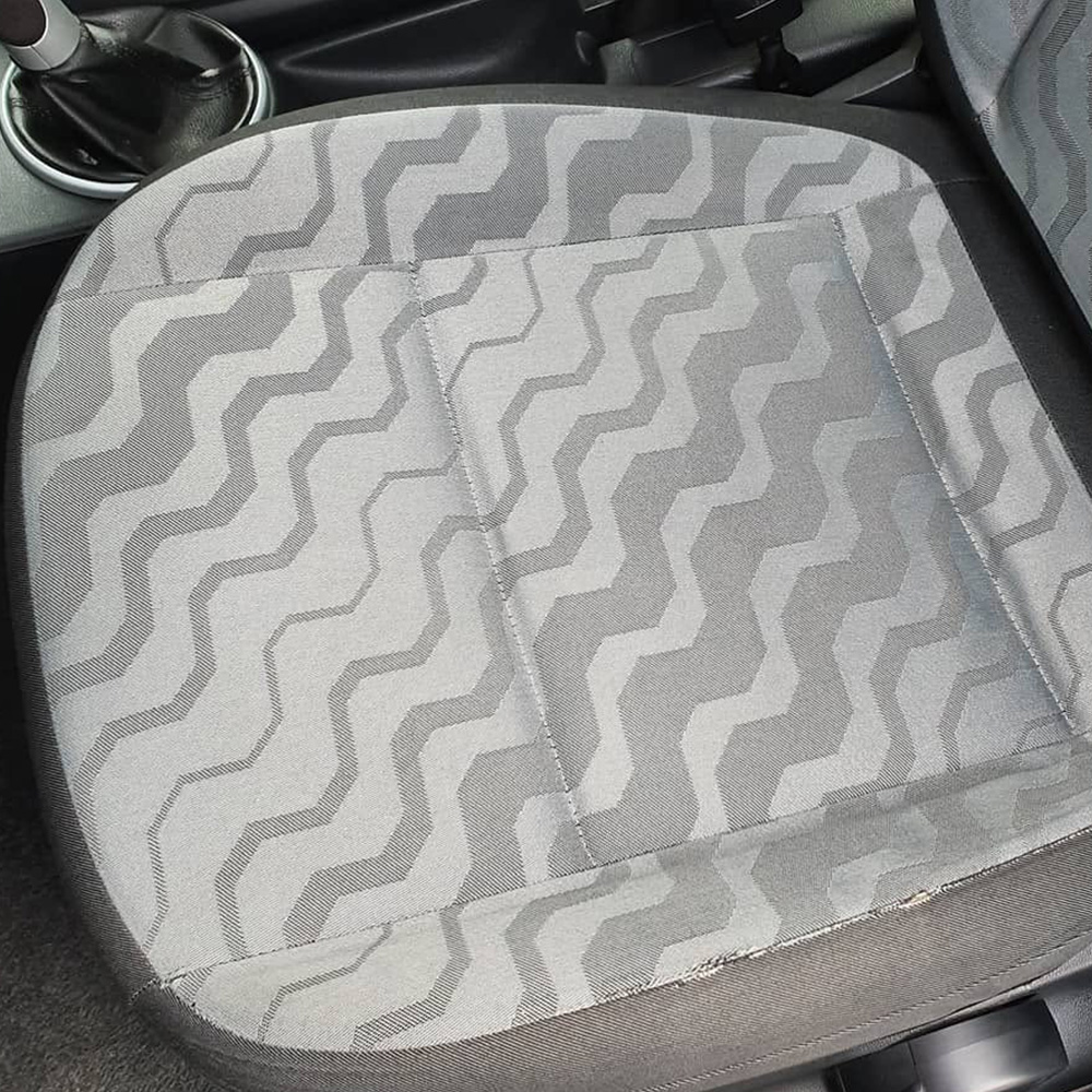 Clean car seat after professional interior detailing